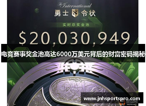 电竞赛事奖金池高达6000万美元背后的财富密码揭秘